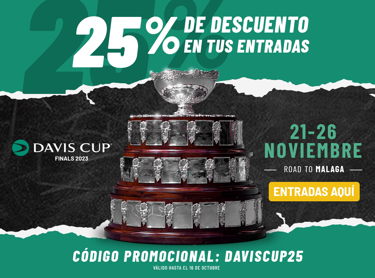 25 de descuento en las entradas de las Finales de la Copa Davis de